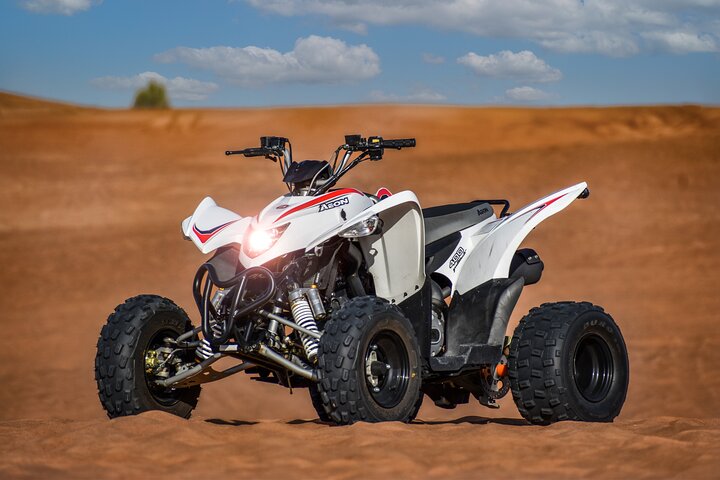 30Mins Quad Bike Red Dunes Desert Safari  BBQ Dinner