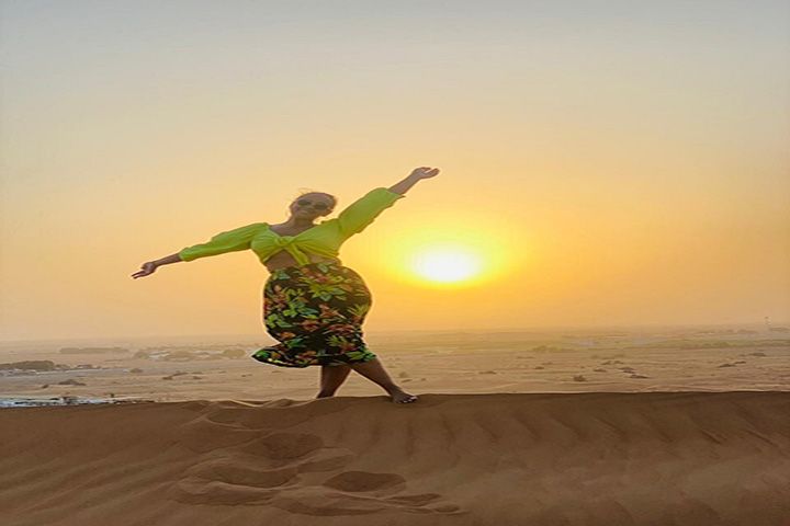 Morning Red Dunes Desert Safari ,Sand Boarding  Camel Ride