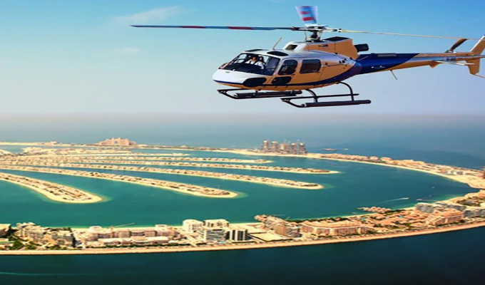 17Mins Palm Helicopter Ride in Dubai