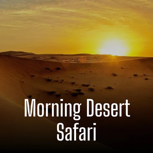 Morning Desert Safari Dubai