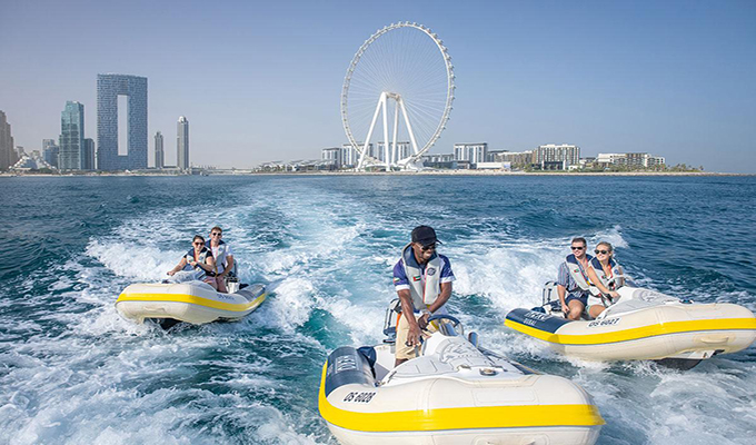 DUBAI LANDMARKS FROM THE WATER