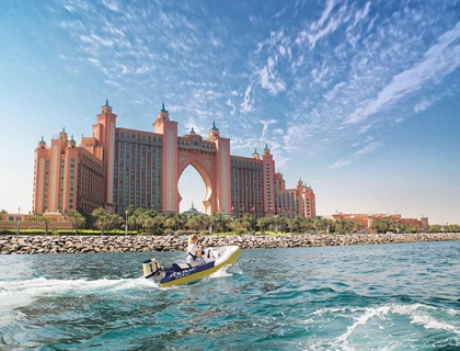 DUBAI LANDMARKS FROM THE WATER