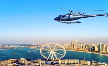 17Mins Palm Helicopter Ride in Dubai